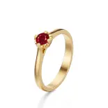 Pierścionek z rubinem serce AJPZ_012 Pierścionek z rubinem serce AJPZ_012